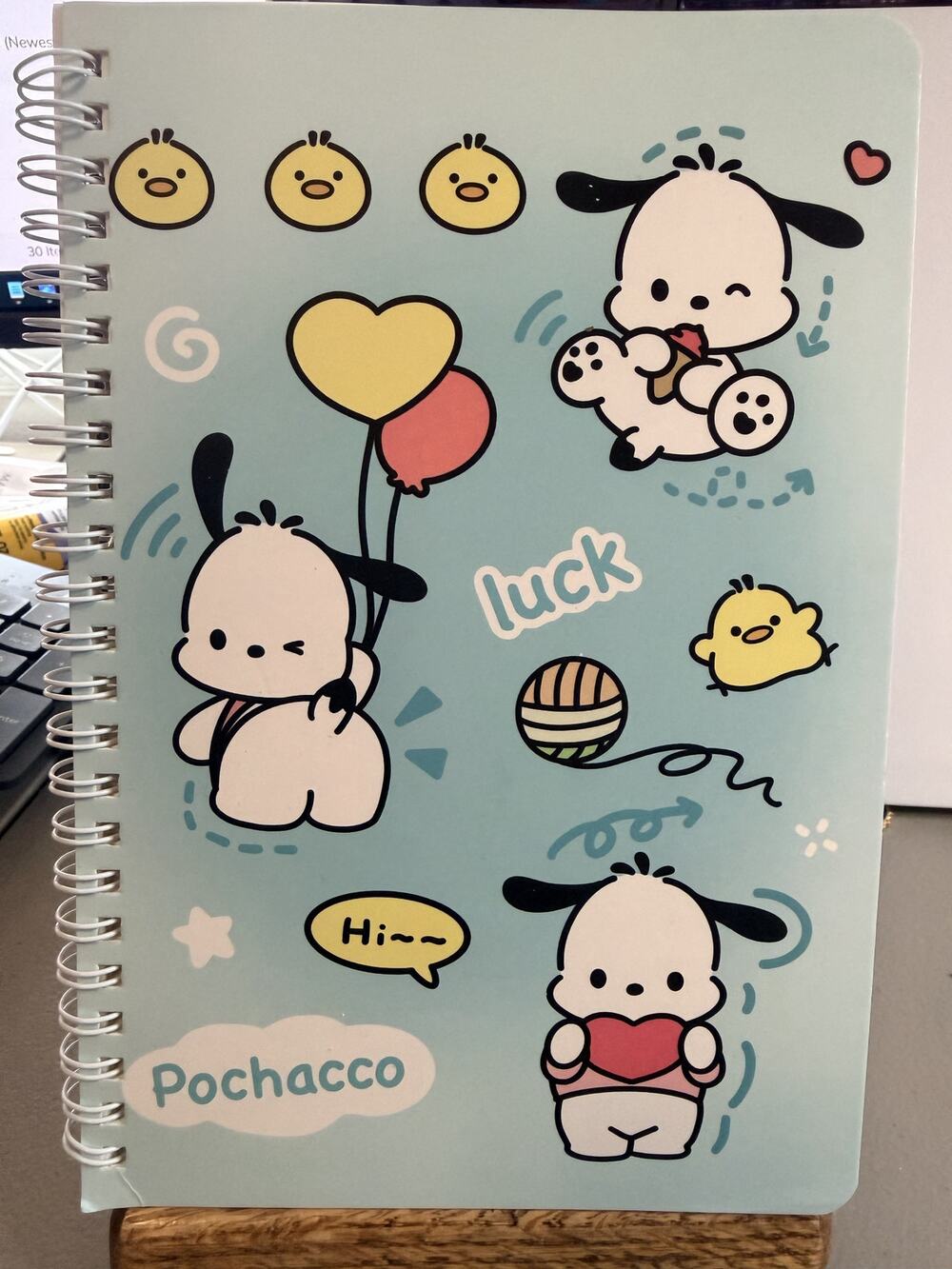 #PC-757 Pochacco Spiral Notebook